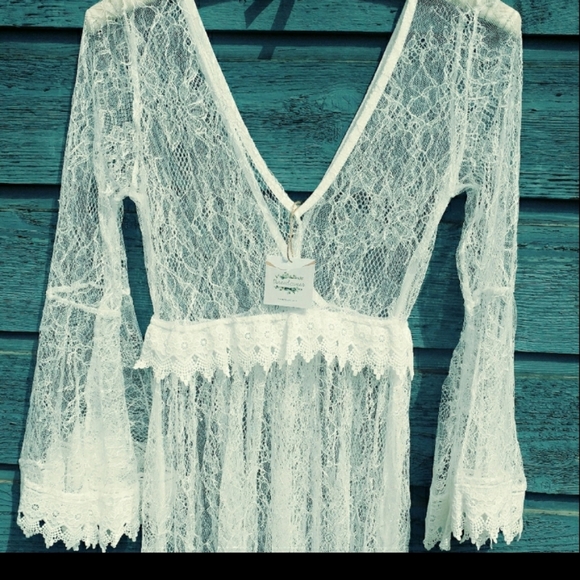 Boho gypsy lace dress..FIRM - Picture 7 of 8
